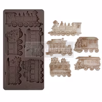 ReDesign Décor Moulds® - Silikonform - The Jolly Express (ca 13x25cm)