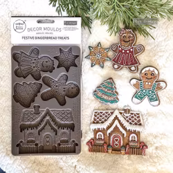 ReDesign Décor Moulds® - Silikonform - Festive Gingerbread (ca 13x25cm)