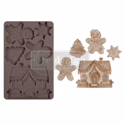 ReDesign Décor Moulds® - Silikonform - Festive Gingerbread (ca 13x25cm)