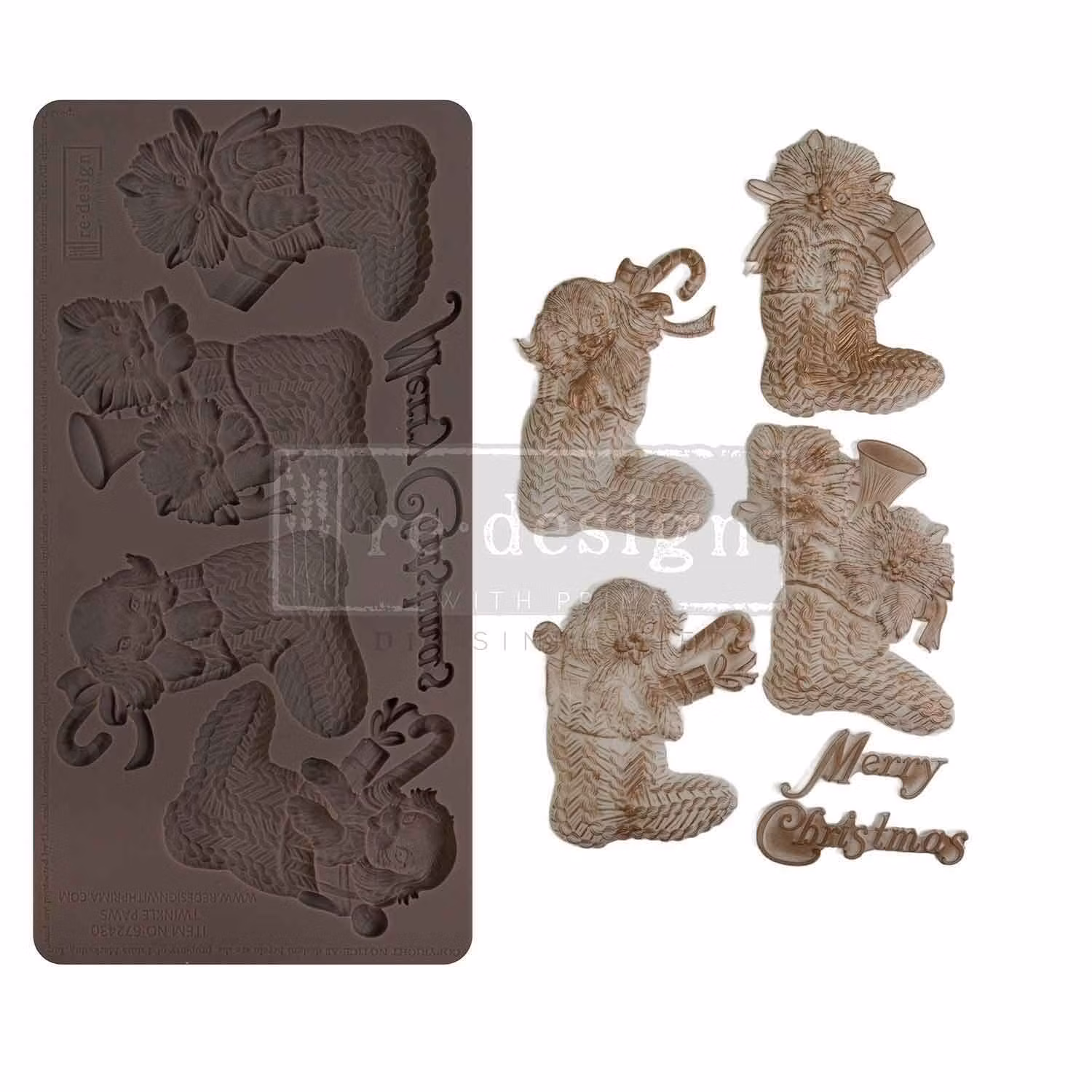GJUTFORM - Re Design Décor Moulds - Silikonform - Twinkle Paws