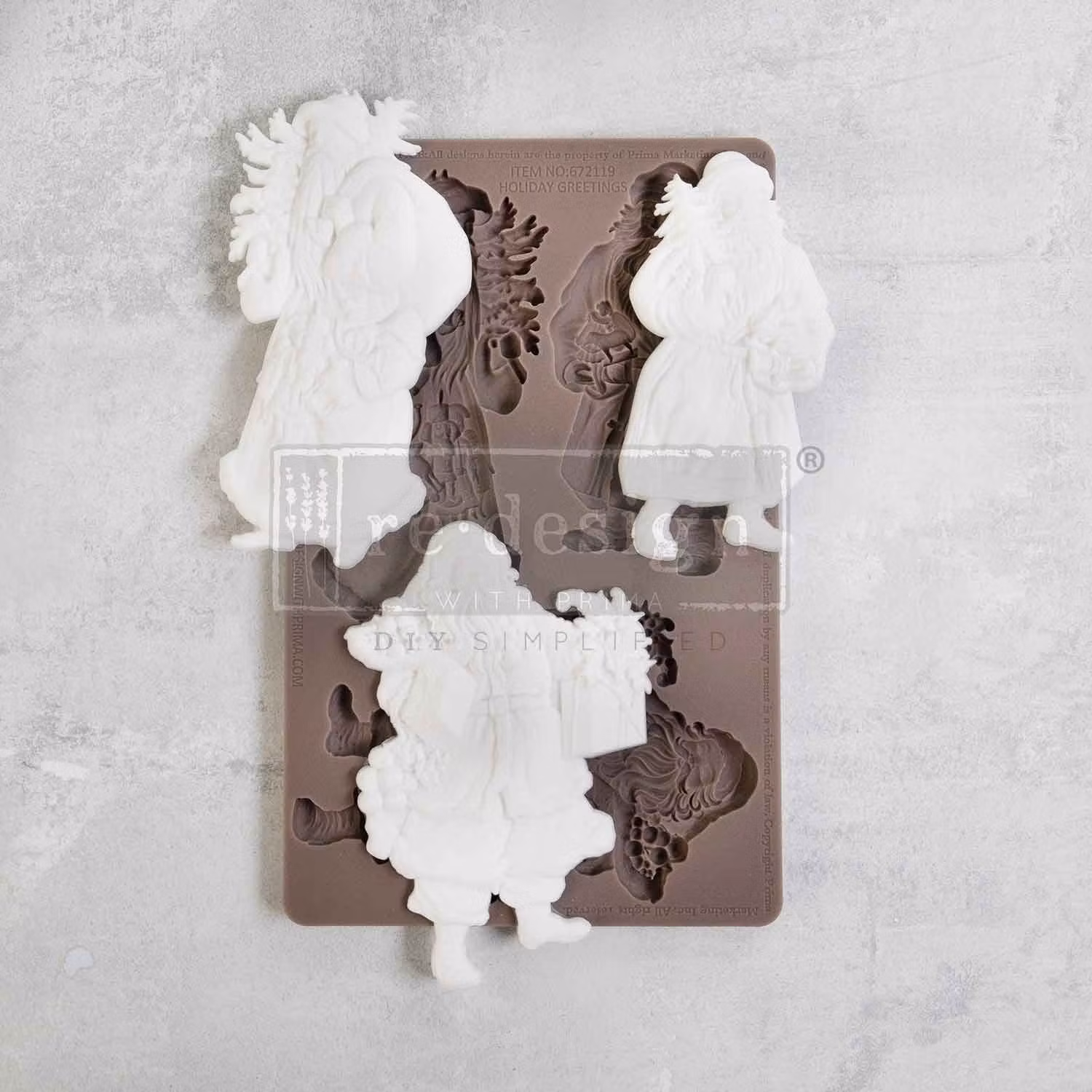 GJUTFORM - Re Design Décor Moulds - Silikonform - Holiday Greetings
