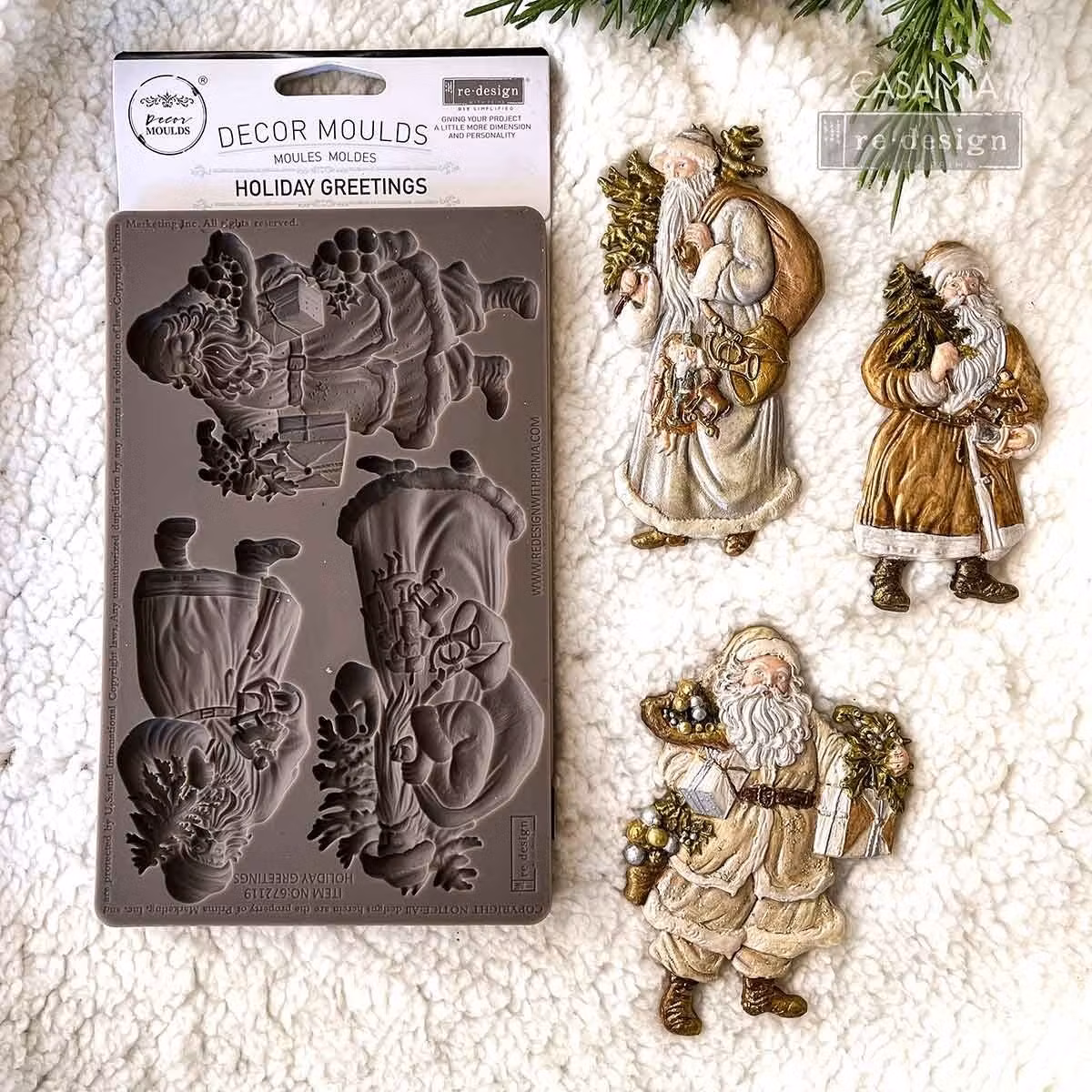 GJUTFORM - Re Design Décor Moulds - Silikonform - Holiday Greetings