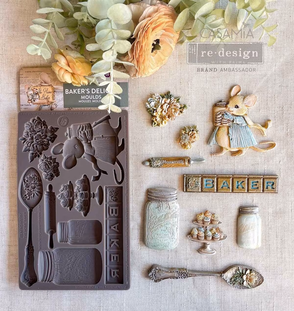 GJUTFORM - Re Design Décor Moulds - Silikonform - Baker's Delight