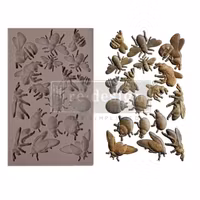ReDesign Décor Moulds® - Silikonform - Buzzing Beauties (ca 13x20cm)