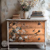 Re Design - A1 Decoupage Fiber Paper - Feathers in the Glow 59x84cm