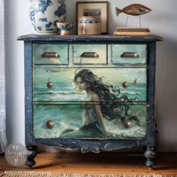 Re Design - A1 Decoupage Fiber Paper - Mystic Waves 59x84cm