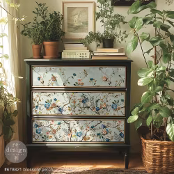 Re Design - A1 Decoupage Fiber Paper - Blossom Perch 59x84cm