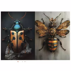 Re Design - A3 Decoupage Fiber Paper - Magical Wings 3-Pack á 30x42cm