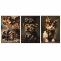 Re Design - A3 Decoupage Fiber Paper - Favorite Pets 3-Pack á 30x42cm