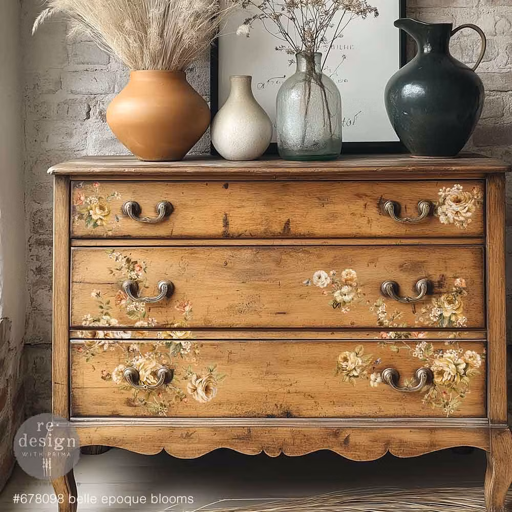 TRANSFERMOTIV - Re Design Décor Transfer - Belle Époque Blooms