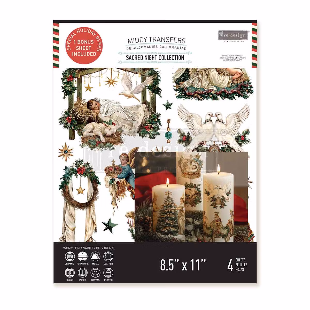 TRANSFERMOTIV - Re Design Décor Transfer - Sacret Night Collection