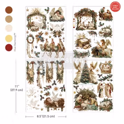 Re Design Décor Transfers®- Sacred Night Collection - A4 (4-pack)