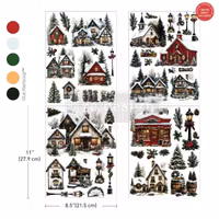 Re Design Décor Transfers®- Village of Wonder - A4 (4-pack)