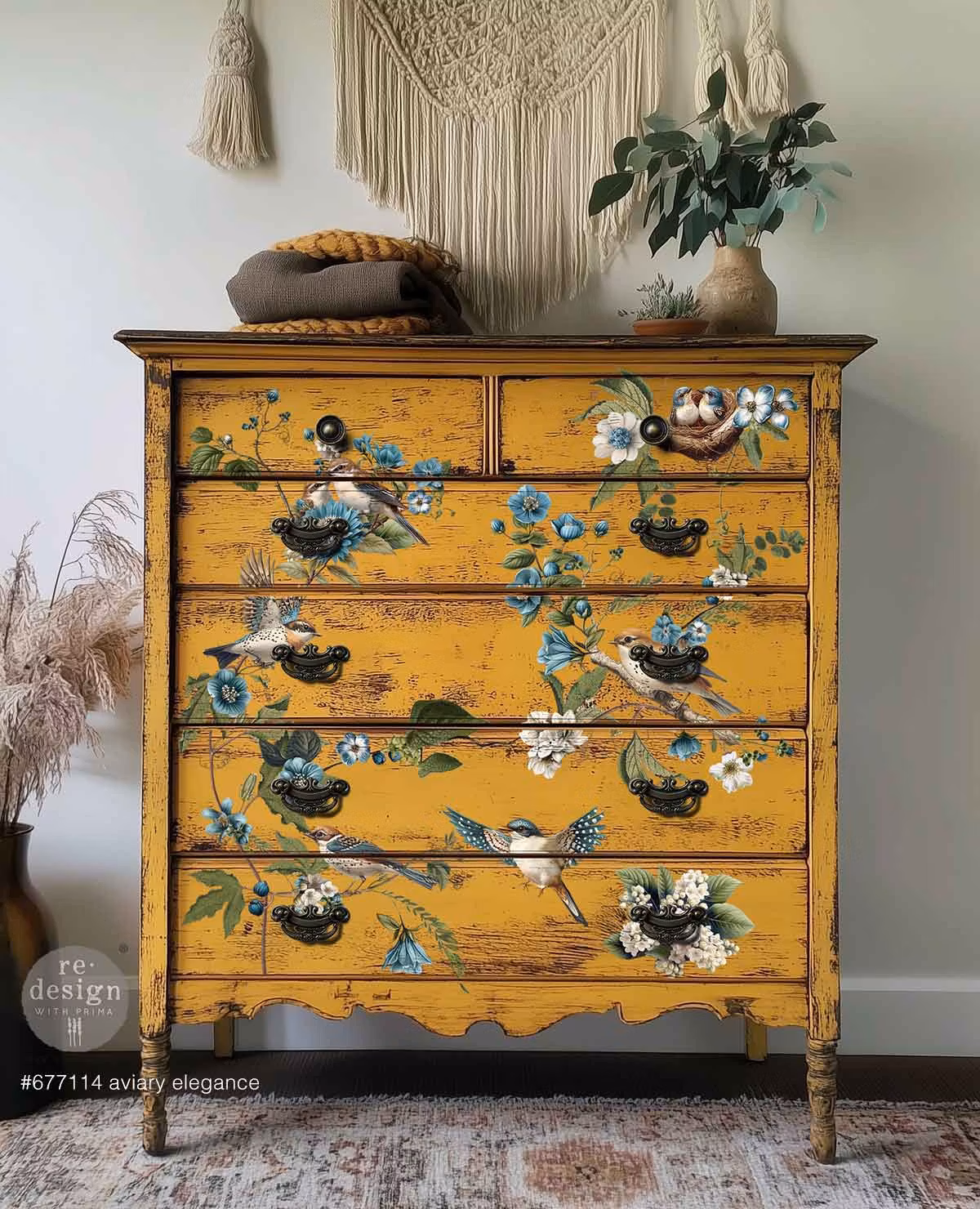 TRANSFERMOTIV - Re Design Décor Transfers -  Aviary Elegance