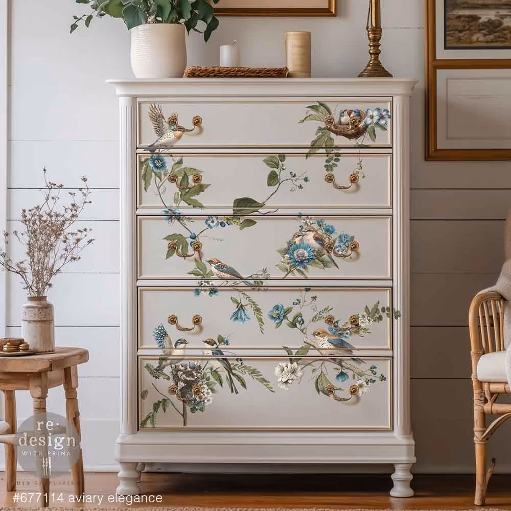TRANSFERMOTIV - Re Design Décor Transfers -  Aviary Elegance