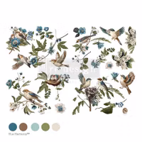 Re Design Décor Transfer Aviary Elegance - Mått: ca 61x89cm
