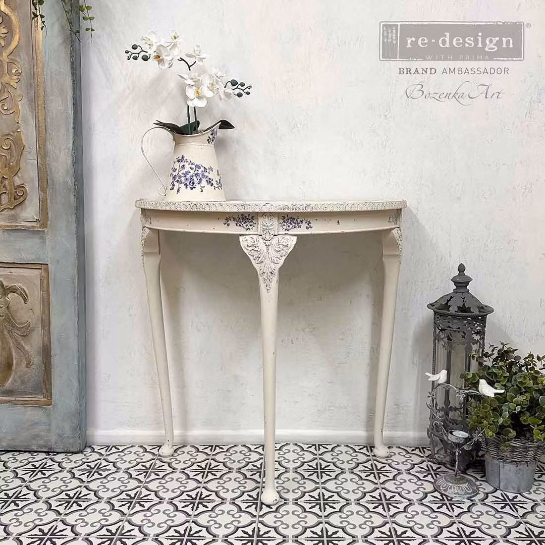 TRANSFERMOTIV - Re Design Décor H2O Transfer -  Azure Florals II