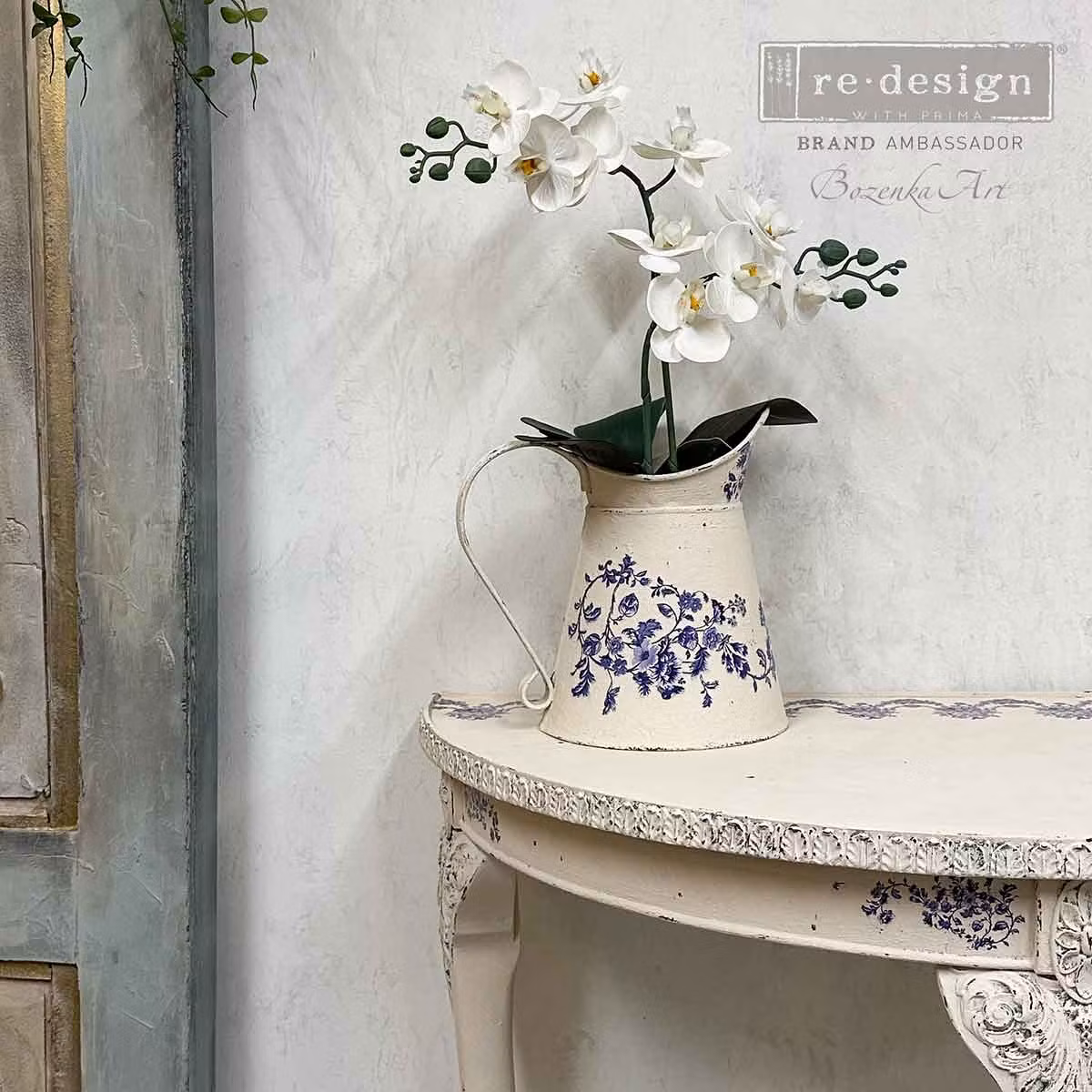 TRANSFERMOTIV - Re Design Décor H2O Transfer -  Azure Florals II