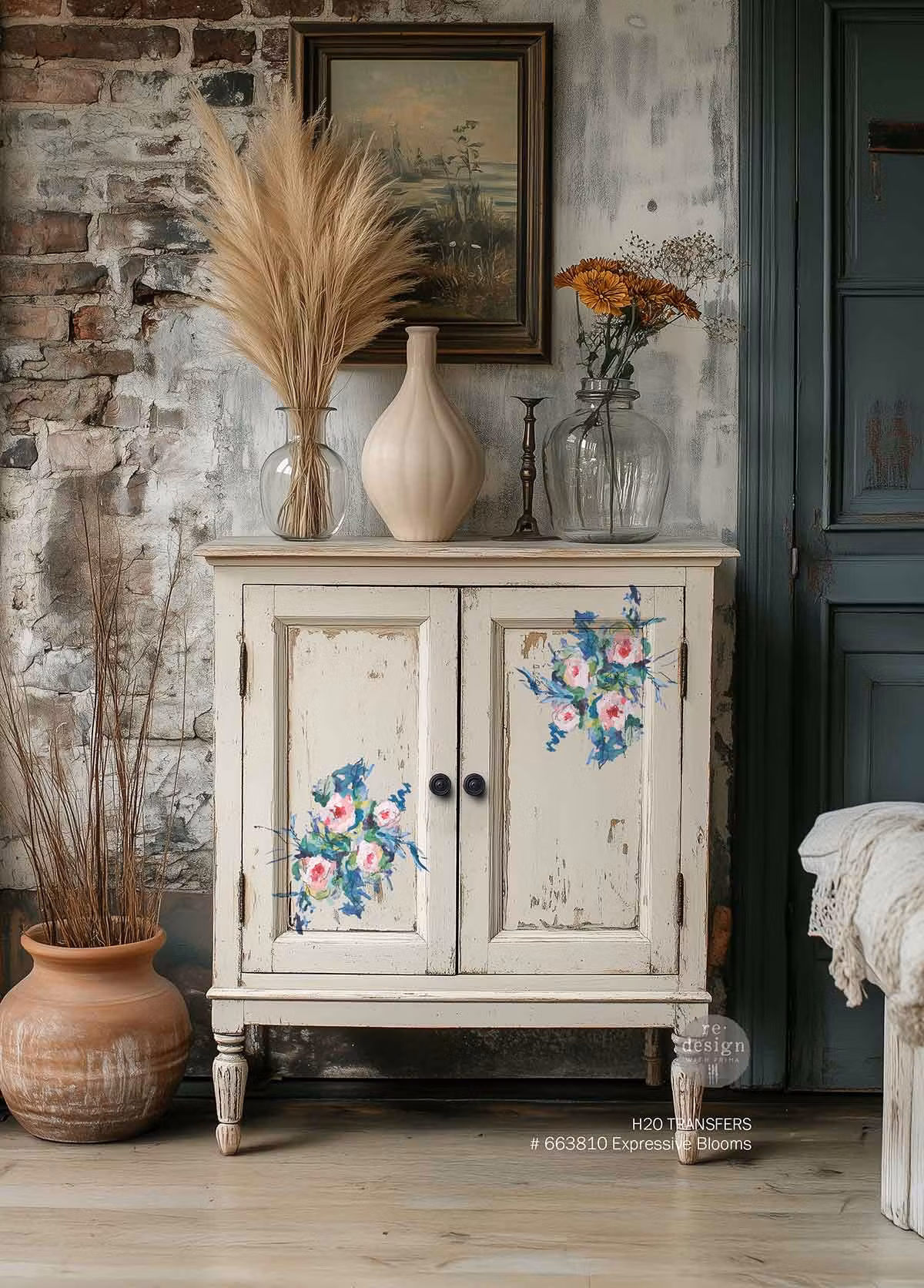 TRANSFERMOTIV - Re Design Décor H2O Transfer - Expressive Blooms