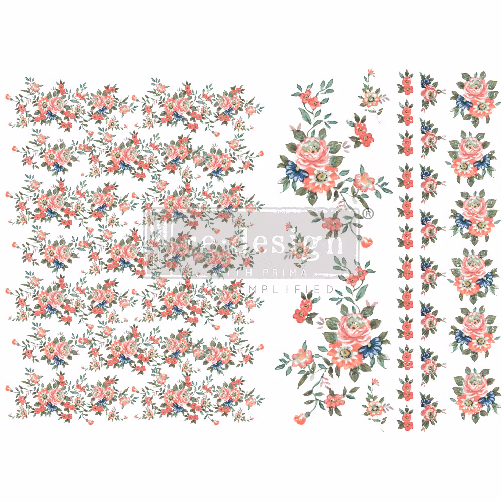 TRANSFERMOTIV - Re Design Décor H2O Transfer - Gorgeous Flora