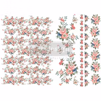 Re Design H2O Transfer - Gorgeous Flora - A4 ark - 2-pack
