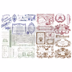 Re Design H2O Transfer - Just Labels - A4 ark - 2-pack