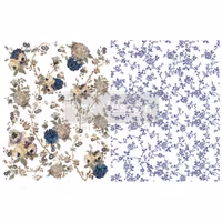 Re Design H2O Transfer - Wild Garden - A4 ark - 2-pack