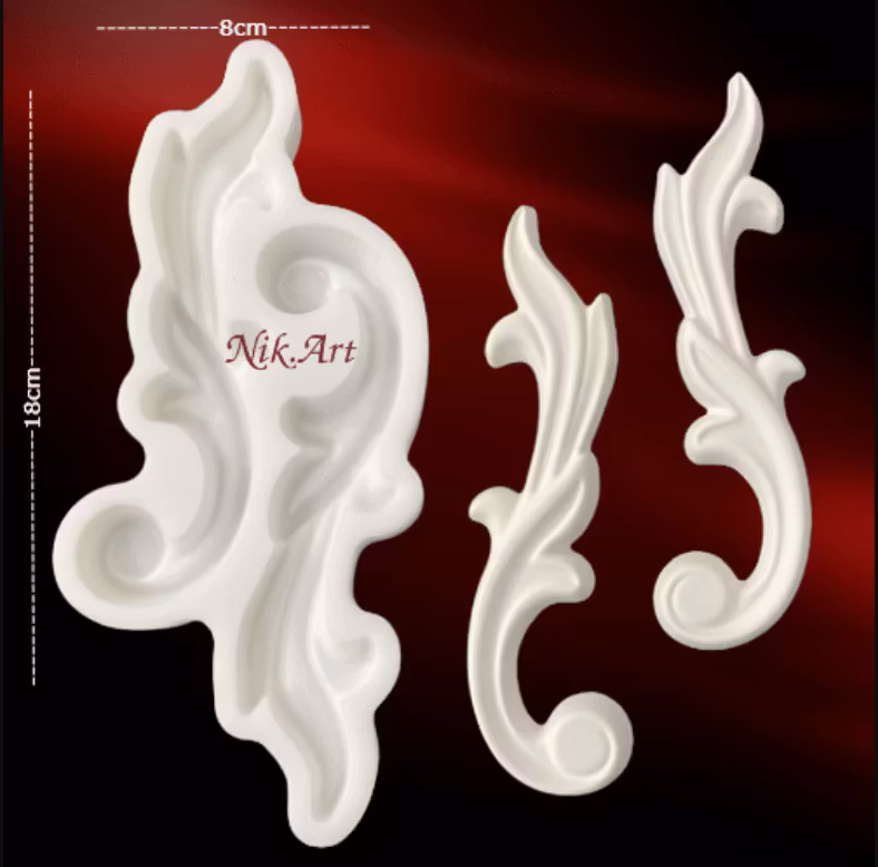 Nic.Art - Gjutform 1372 (ca 8x18cm)