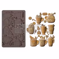 ReDesign Décor Moulds® - Silikonform - Cheerful Cups (ca 13x20cm)