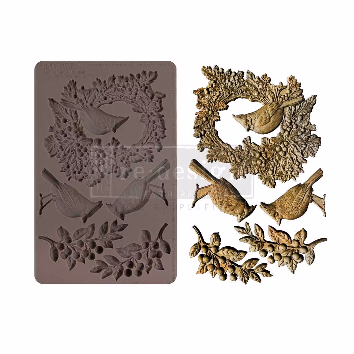 GJUTFORM - Re Design Décor Moulds - Silikonform - Cardinal Cheer