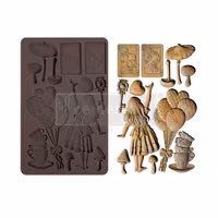 ReDesign Décor Moulds® - Silikonform - Whimsy Craft Chronicles (ca 13x20cm)