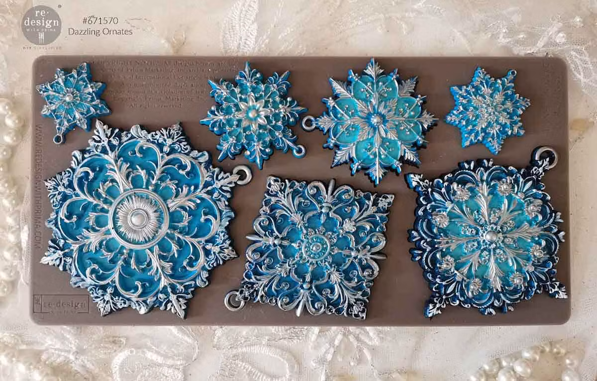 GJUTFORM - Re Design Décor Moulds - Silikonform - Dazzling Ornates