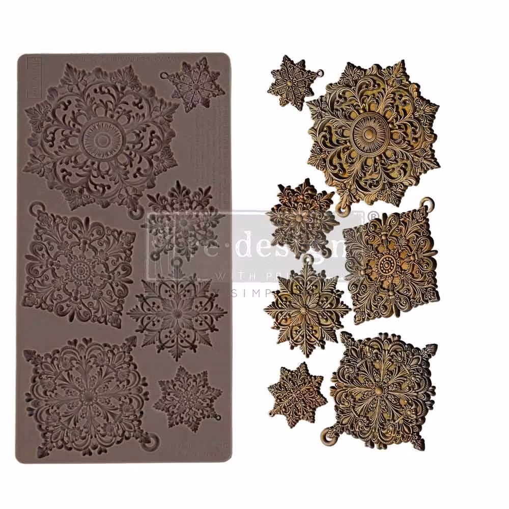 GJUTFORM - Re Design Décor Moulds - Silikonform - Dazzling Ornates