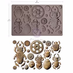 Finnabair - Imaginarum Mould - Silikonform - Steampunk Beetles