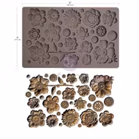 Finnabair - Imaginarum Mould - Silikonform - Rusty Flowers