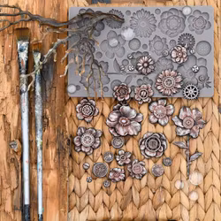Finnabair - Imaginarum Mould - Silikonform - Rusty Flowers
