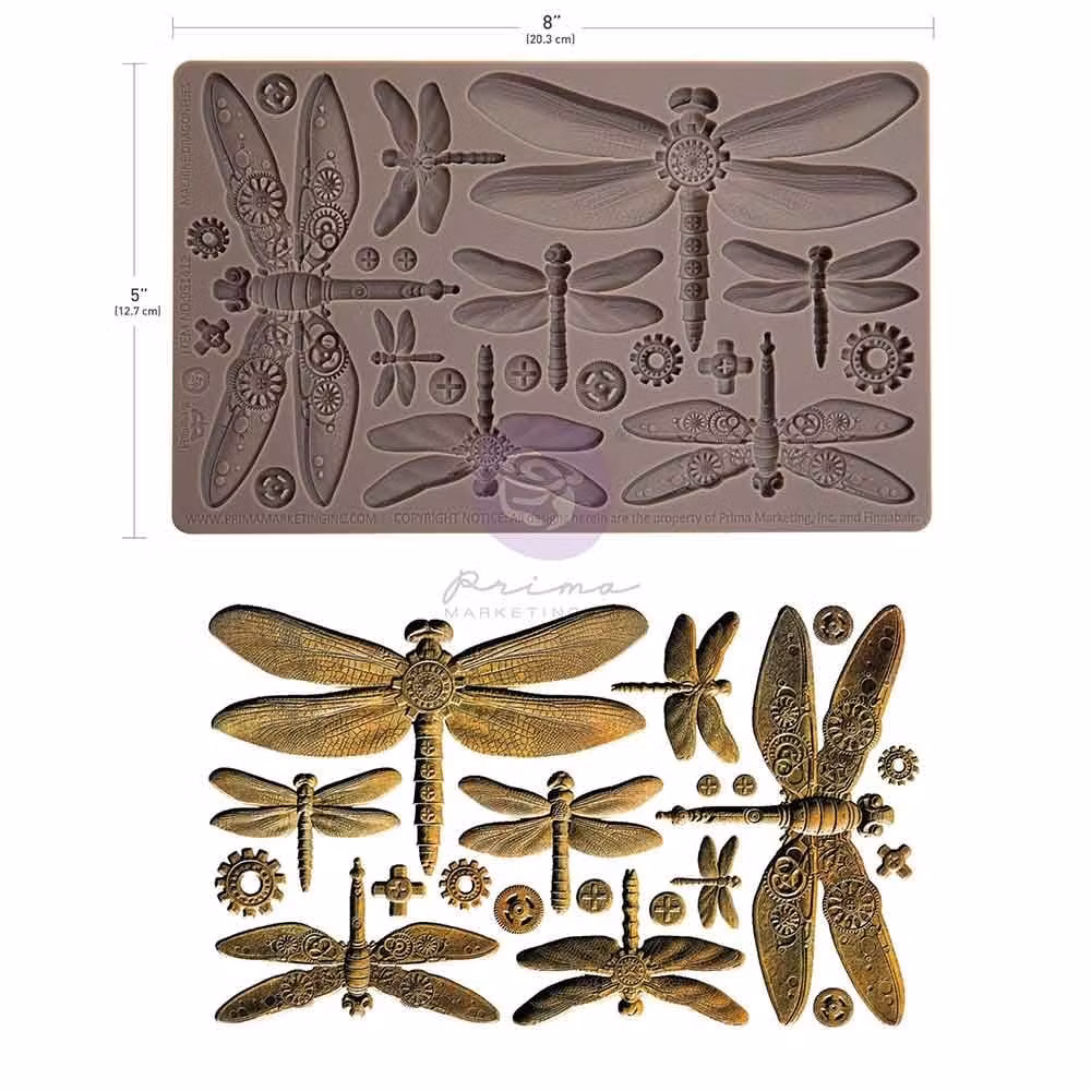 Finnabair - Imaginarum Mould - Silikonform - Machine Dragonflies