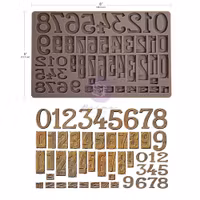 Finnabair - Imaginarum Mould - Silikonform - Letterpress