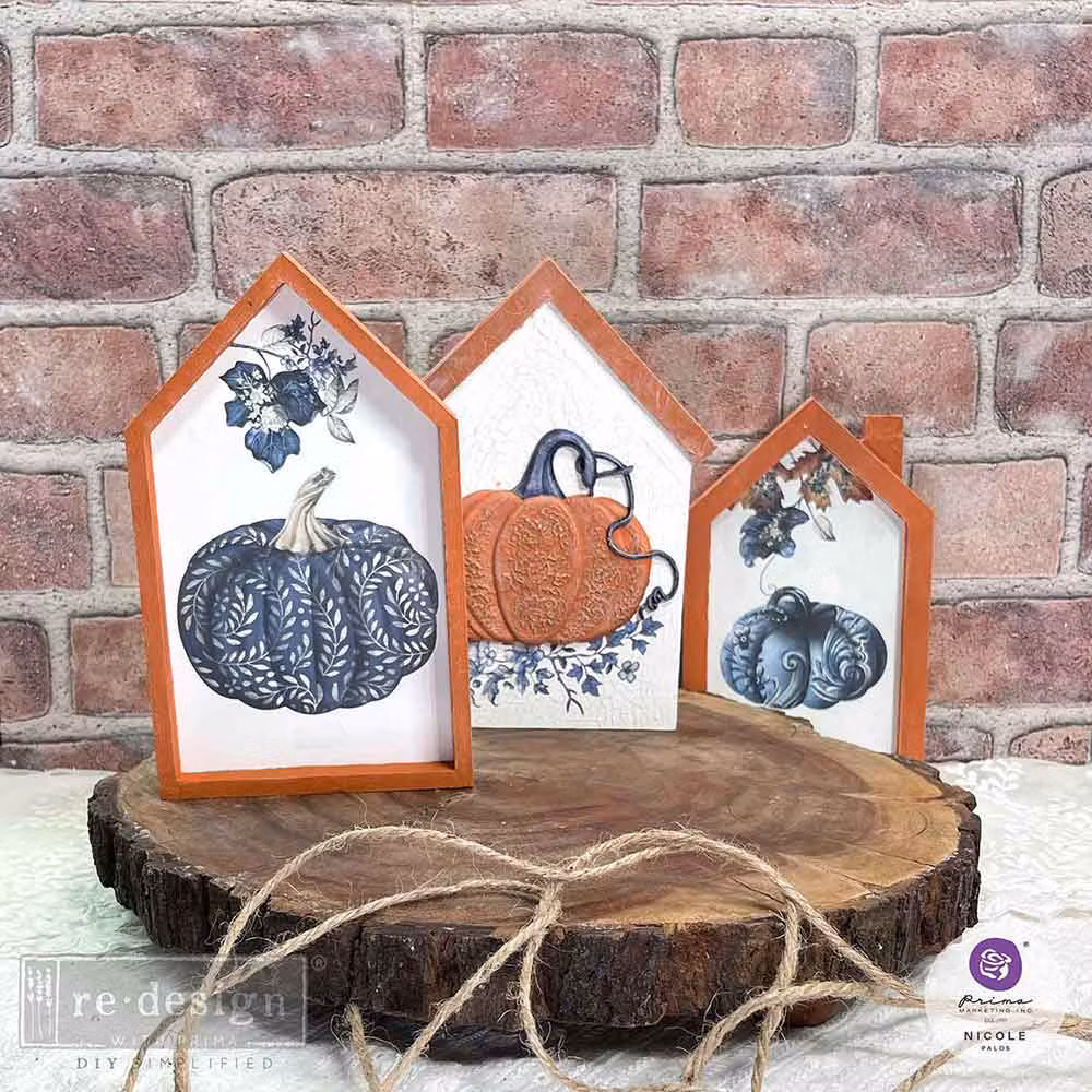 Re Design Décor Transfers® - Pumpkin Patch Galore - LITEN ca 30x46cm