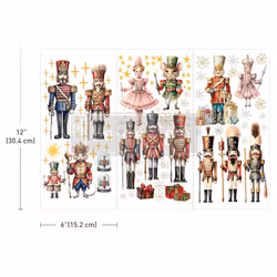 Re Design Décor Transfers® - Nutcracker Christmas - LITEN ca 30x46cm