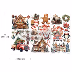Re Design Décor Transfers® - Winter Wonderland Wonders - LITEN ca 30x46cm