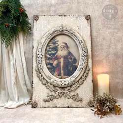 Re Design - A3 Decoupage Fiber Paper - Festive Cardinal 3-Pack á 30x42cm