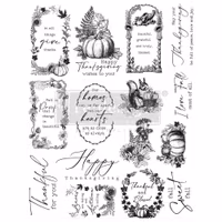 Re Design Dekorstämpel  - Fall Sweet Fall - A4 (ca 21x28cm)
