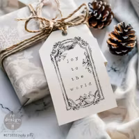 Re Design Dekorstämpel  - Holly Jolly - A4 (ca 21x28cm)
