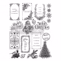 Re Design Dekorstämpel  - Santa’s Helper Tags - A4 (ca 21x28cm)