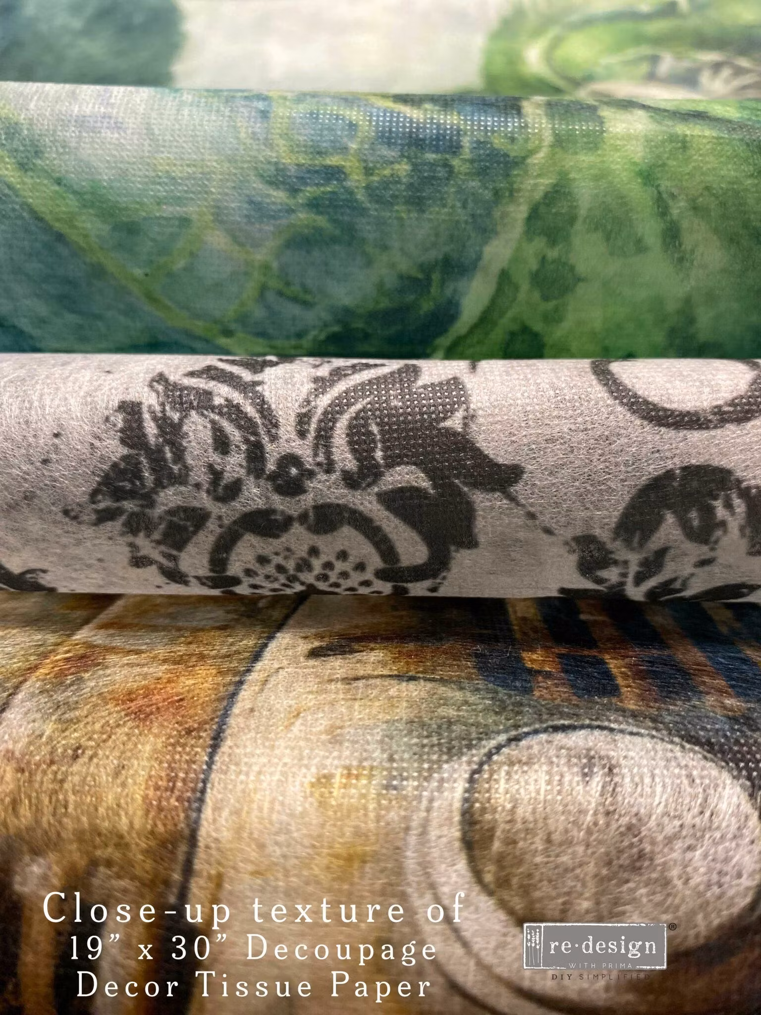 DECOUPAGE - Re Design Tissue Paper - Decoupagepapper - Curious Journey