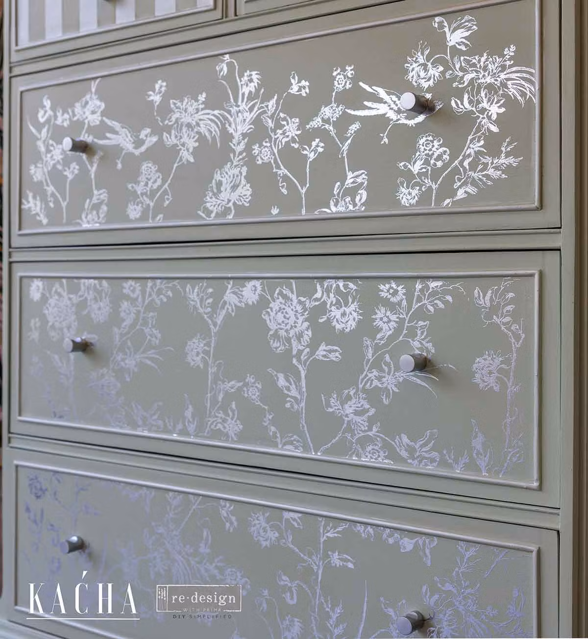 TRANSFERMOTIV - Re Design Décor Transfer - Silver Bird
