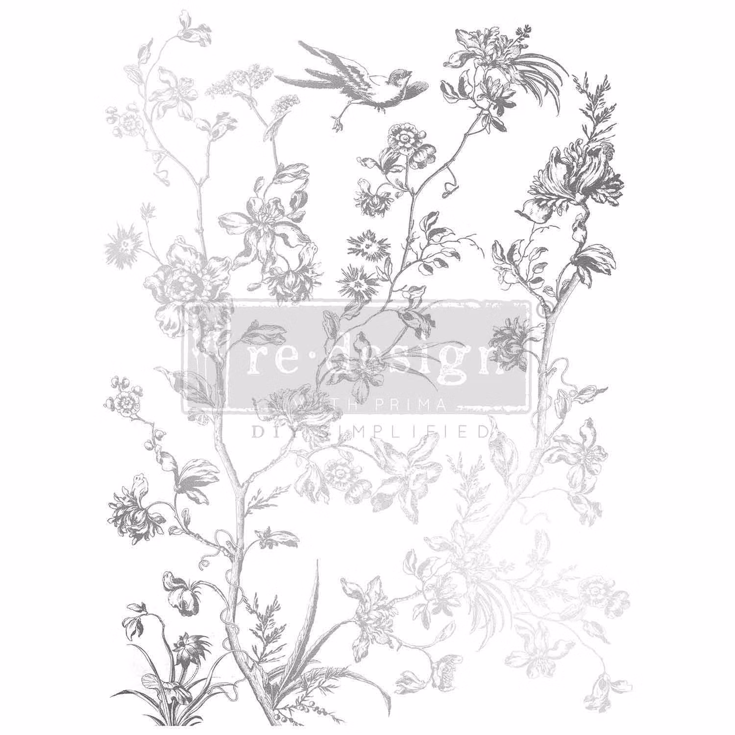 TRANSFERMOTIV - Re Design Décor Transfer - Silver Bird