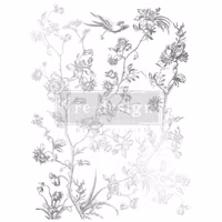 Re Design Décor Foil Transfers® - Kasha - Soilver Bird ca 46x61 cm