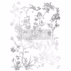 Re Design Décor Foil Transfers® - Kasha - Soilver Bird ca 46x61 cm